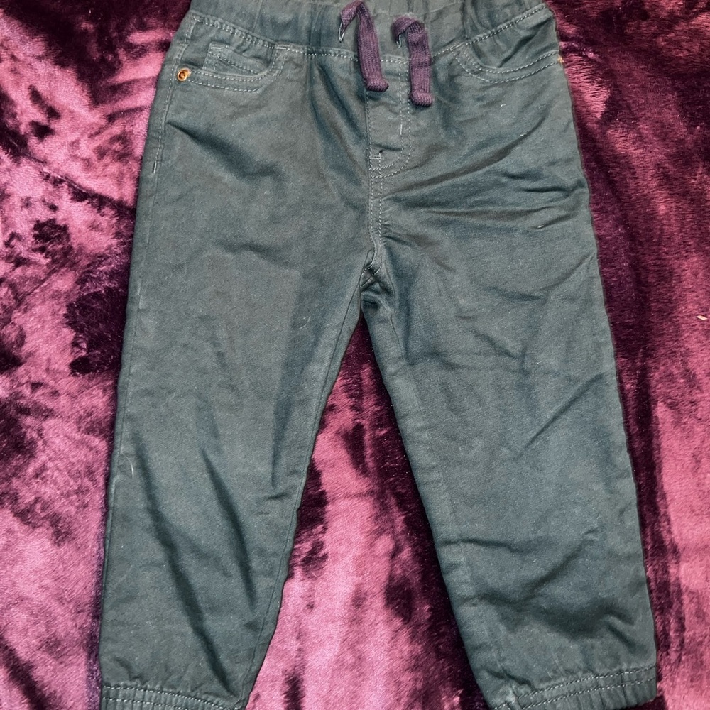 24M Green Velvet Pants